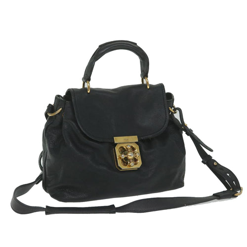 Chloe Elsie Shoulder Bag Leather Black 02 12 50 65 hk1010