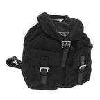 PRADA Backpack Nylon Black  hk1023