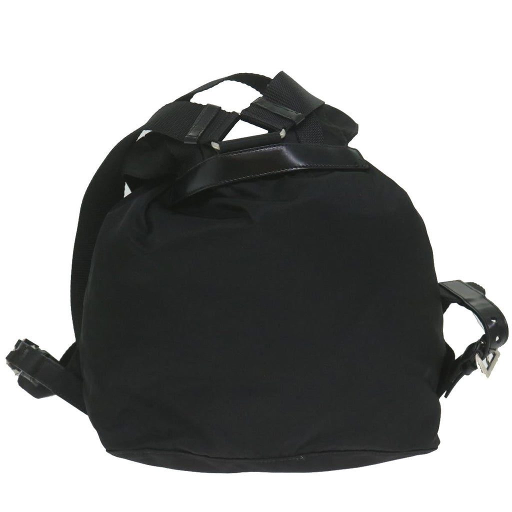 PRADA Backpack Nylon Black  hk1023