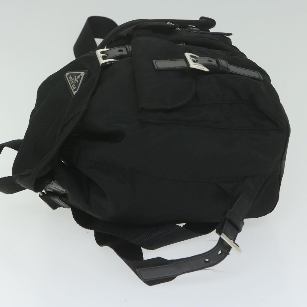 PRADA Backpack Nylon Black  hk1023