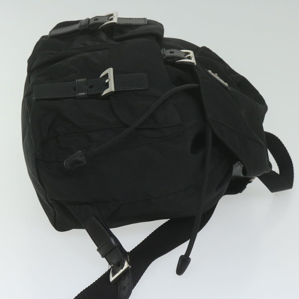 PRADA Backpack Nylon Black  hk1023