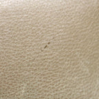 PRADA Hand Bag Leather Gold Tone  hk1024