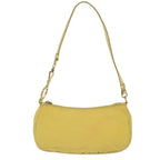 PRADA Accessory Pouch Nylon Yellow  hk1026