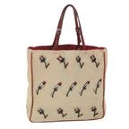 PRADA Hand Bag Nylon Beige  hk1027