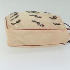 PRADA Hand Bag Nylon Beige  hk1027