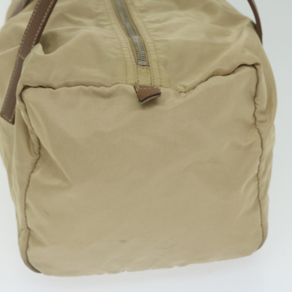 PRADA Hand Bag Nylon Beige  hk1030