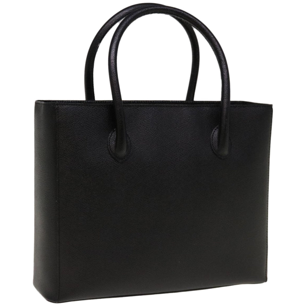 CELINE Tote Bag Leather Black  hk1058