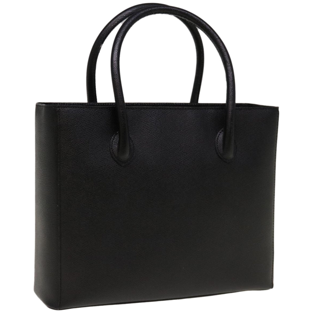 CELINE Tote Bag Leather Black  hk1058