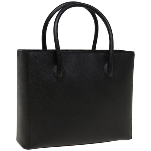 CELINE Tote Bag Leather Black  hk1058
