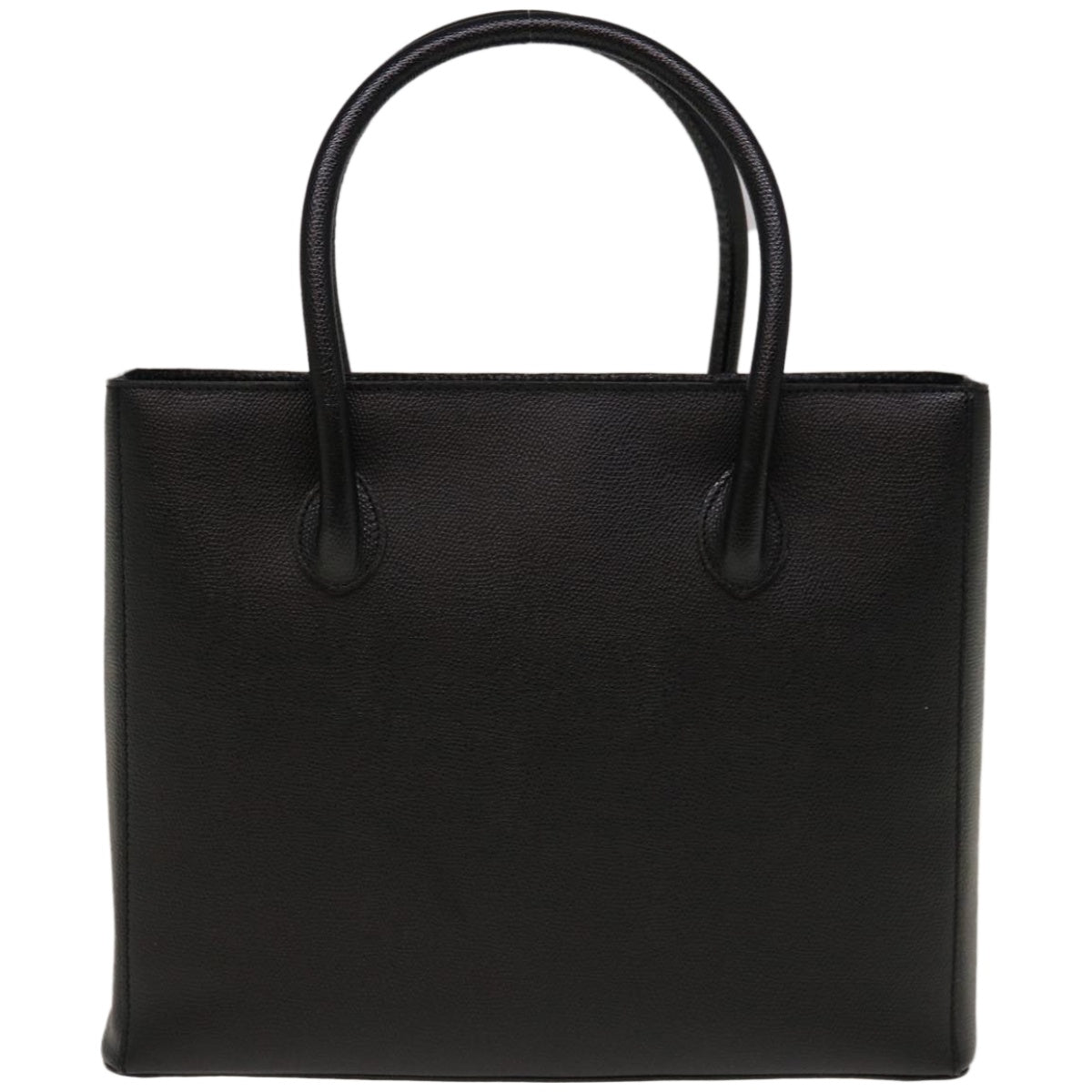 CELINE Tote Bag Leather Black  hk1058