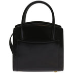 CELINE Hand Bag Leather 2way Black  hk1062