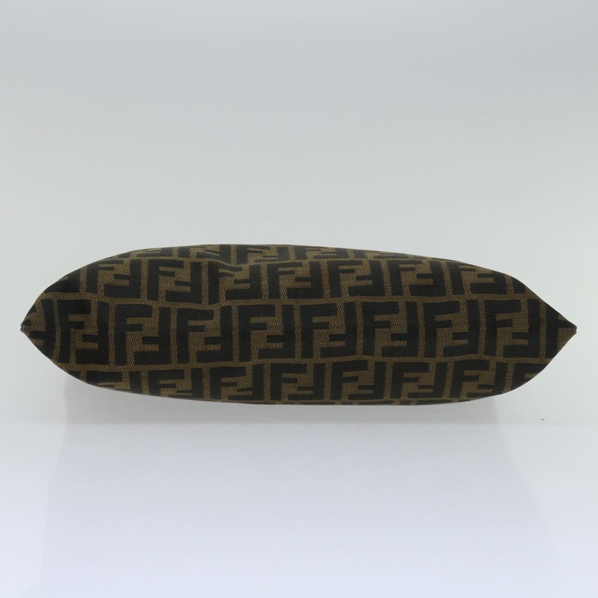 FENDI Zucca Canvas Hand Bag Black Brownhk1112