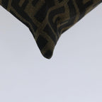 FENDI Zucca Canvas Hand Bag Black Brownhk1112