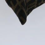 FENDI Zucca Canvas Hand Bag Black Brownhk1112