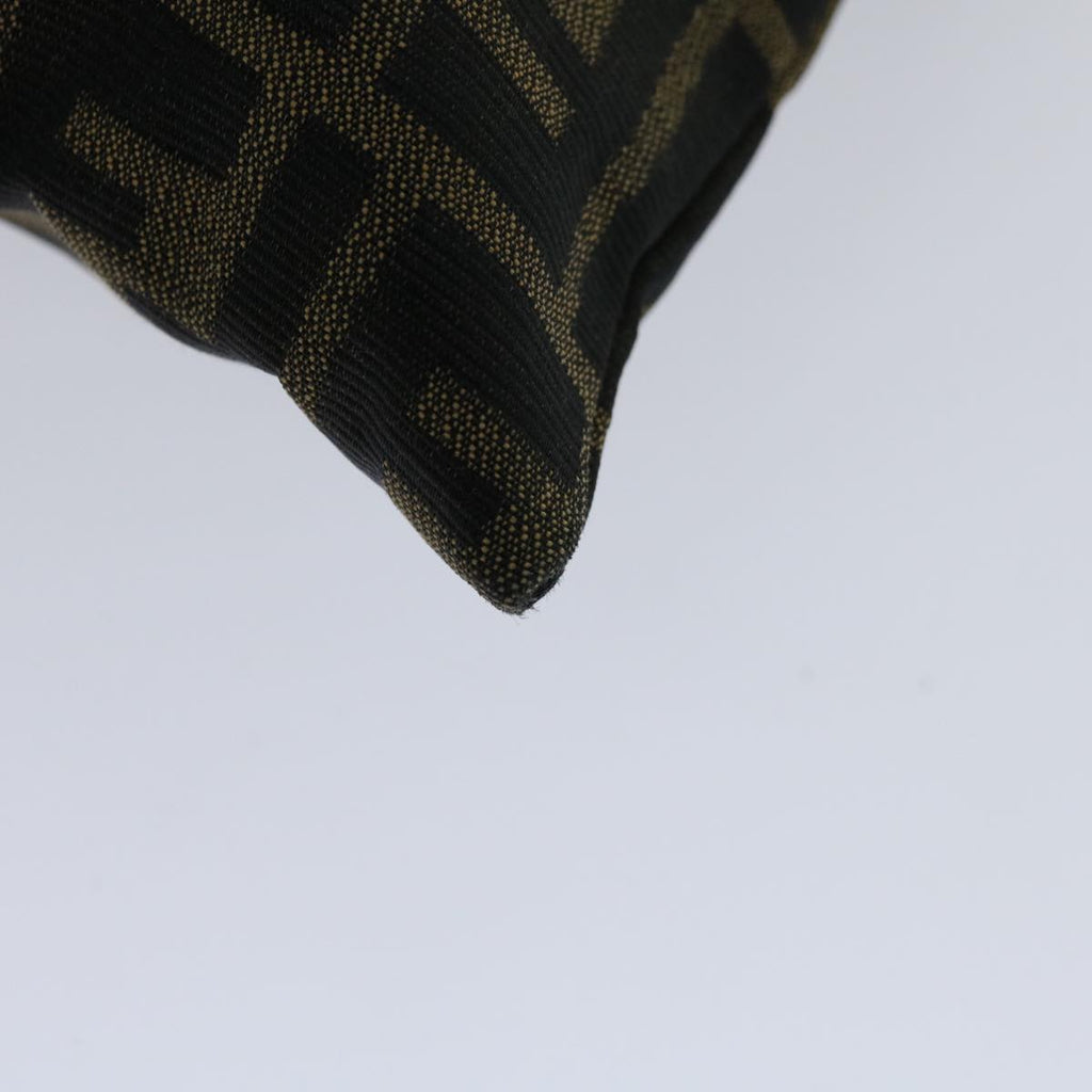 FENDI Zucca Canvas Hand Bag Black Brownhk1112
