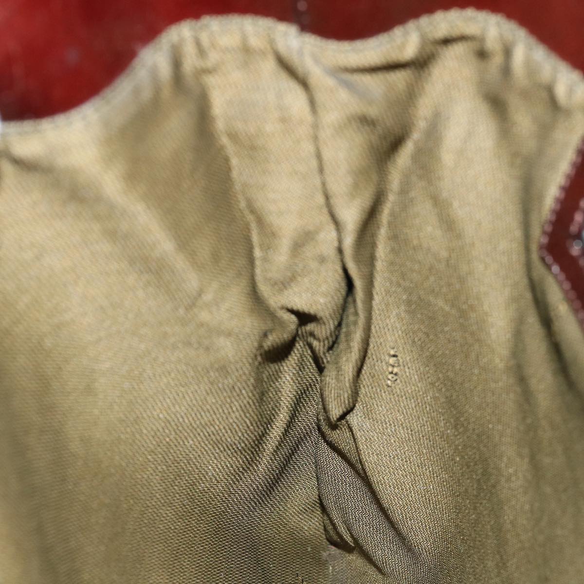 FENDI Zucca Canvas Hand Bag Black Brownhk1112