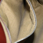 FENDI Zucca Canvas Hand Bag Black Brownhk1112