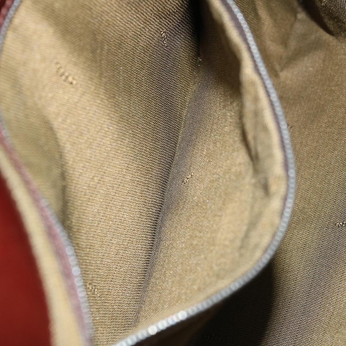 FENDI Zucca Canvas Hand Bag Black Brownhk1112