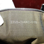 FENDI Zucca Canvas Hand Bag Black Brownhk1112