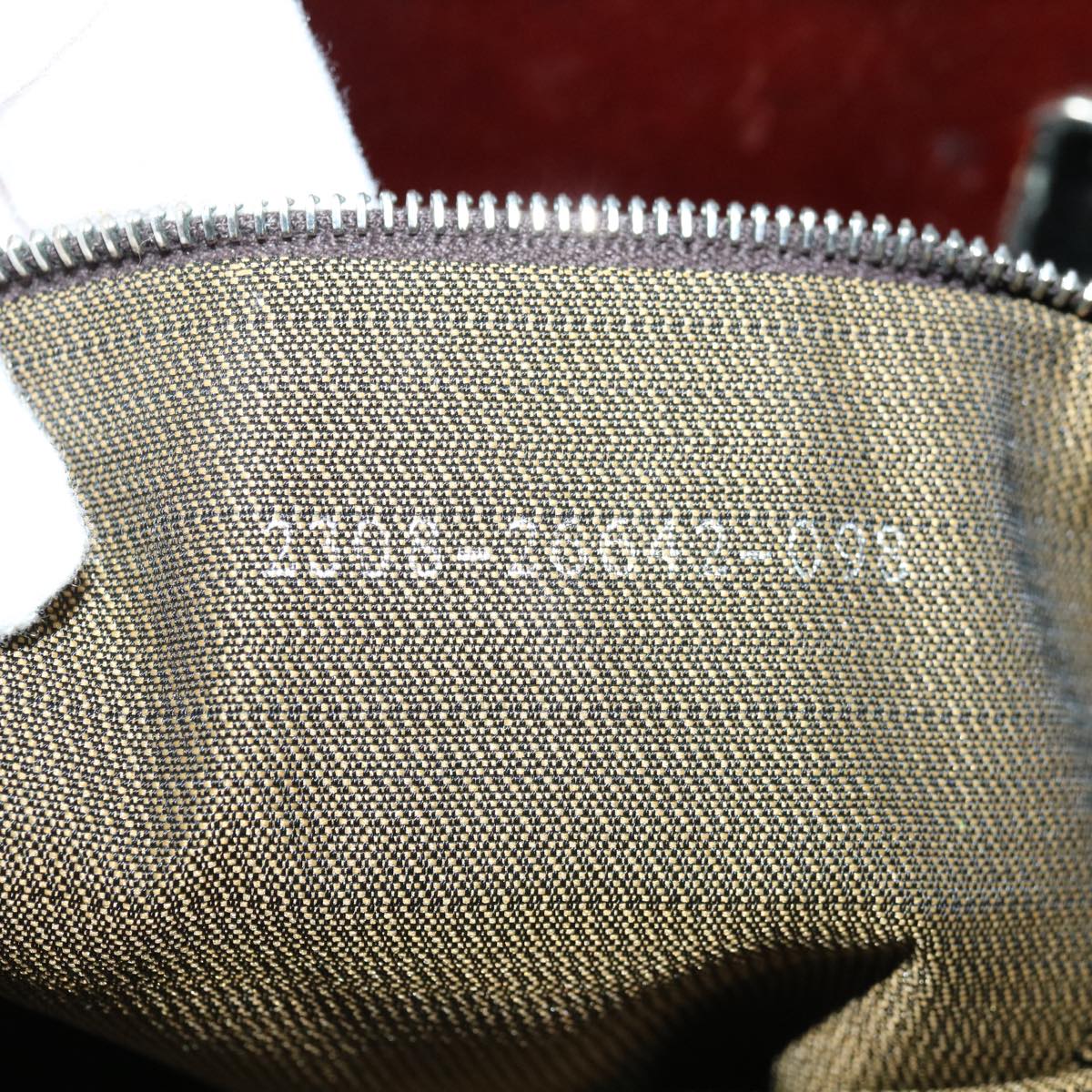 FENDI Zucca Canvas Hand Bag Black Brownhk1112