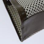 FENDI Mini Peek A Boo Clutch Bag Leather Whitehk1148