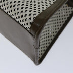 FENDI Mini Peek A Boo Clutch Bag Leather Whitehk1148