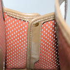 FENDI Mini Peek A Boo Clutch Bag Leather Whitehk1148