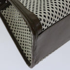 FENDI Mini Peek A Boo Clutch Bag Leather Whitehk1148
