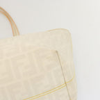FENDI Zucca Canvas Tote Bag Whitehk1159
