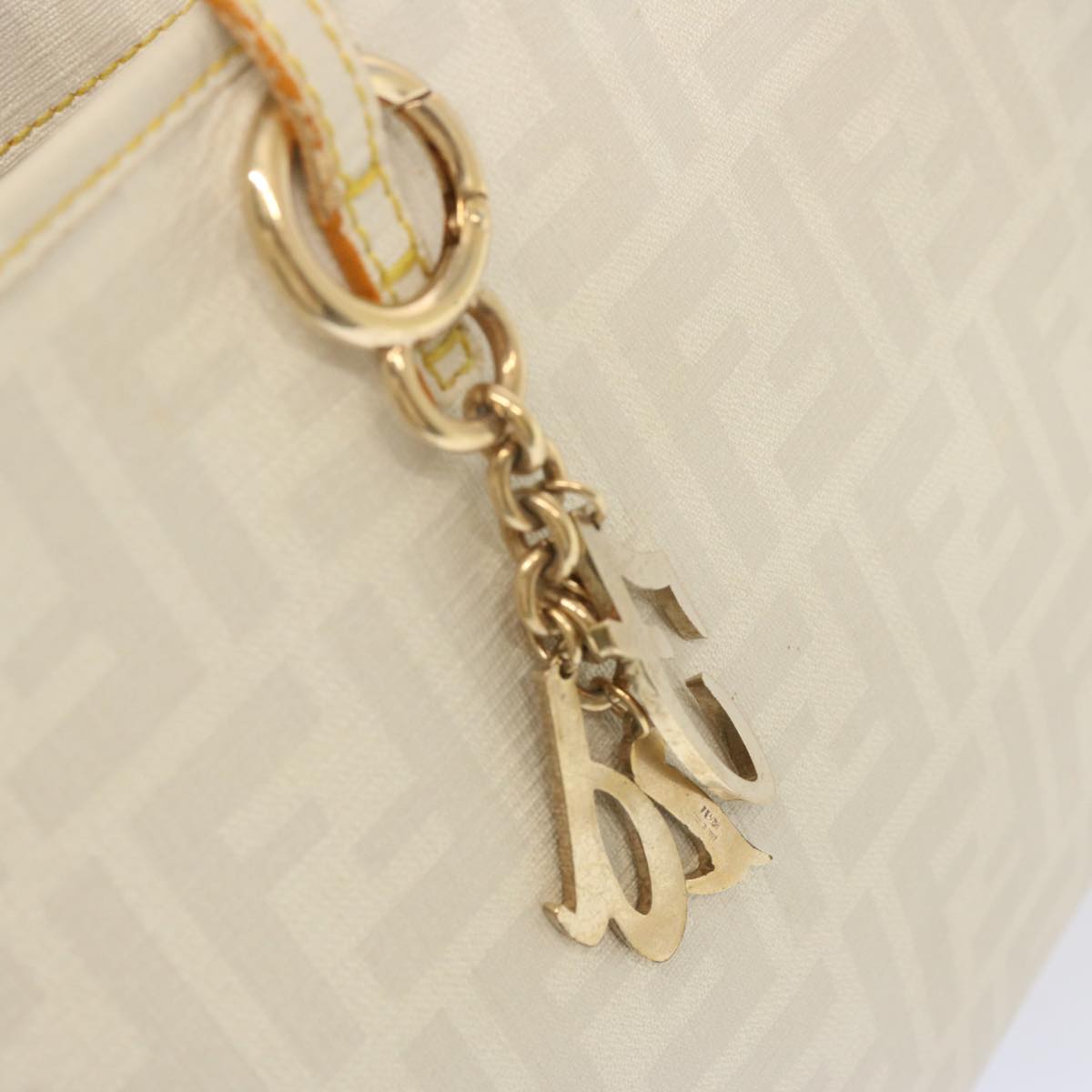 FENDI Zucca Canvas Tote Bag Whitehk1159