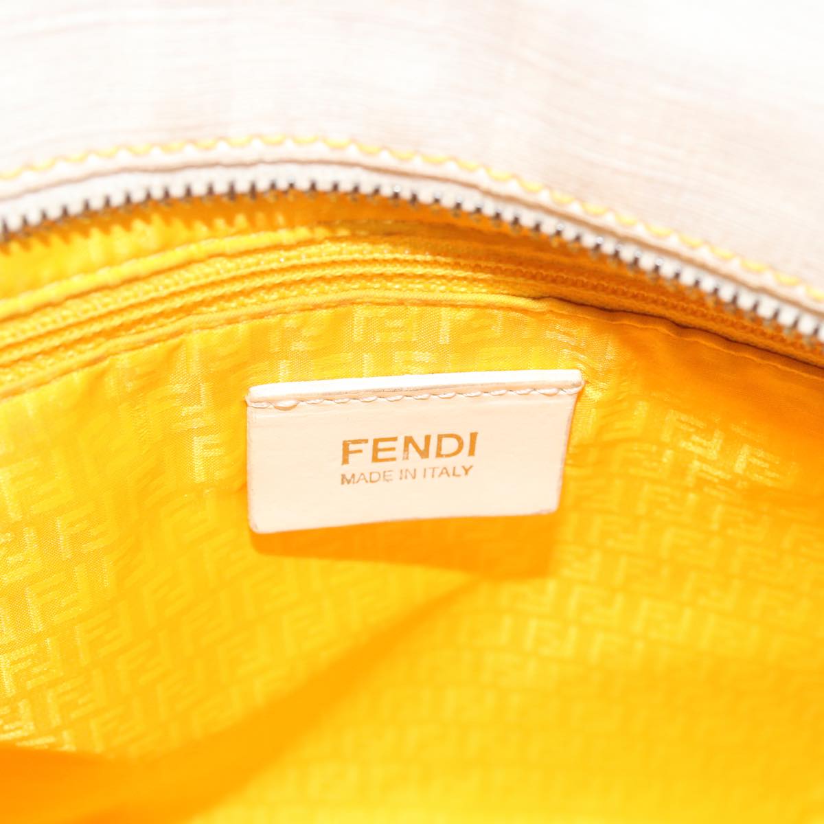 FENDI Zucca Canvas Tote Bag Whitehk1159