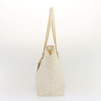 FENDI Zucca Canvas Tote Bag Whitehk1159