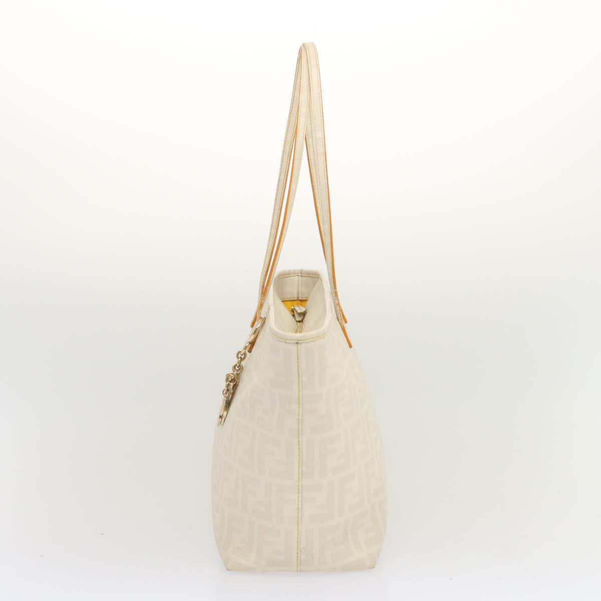 FENDI Zucca Canvas Tote Bag Whitehk1159