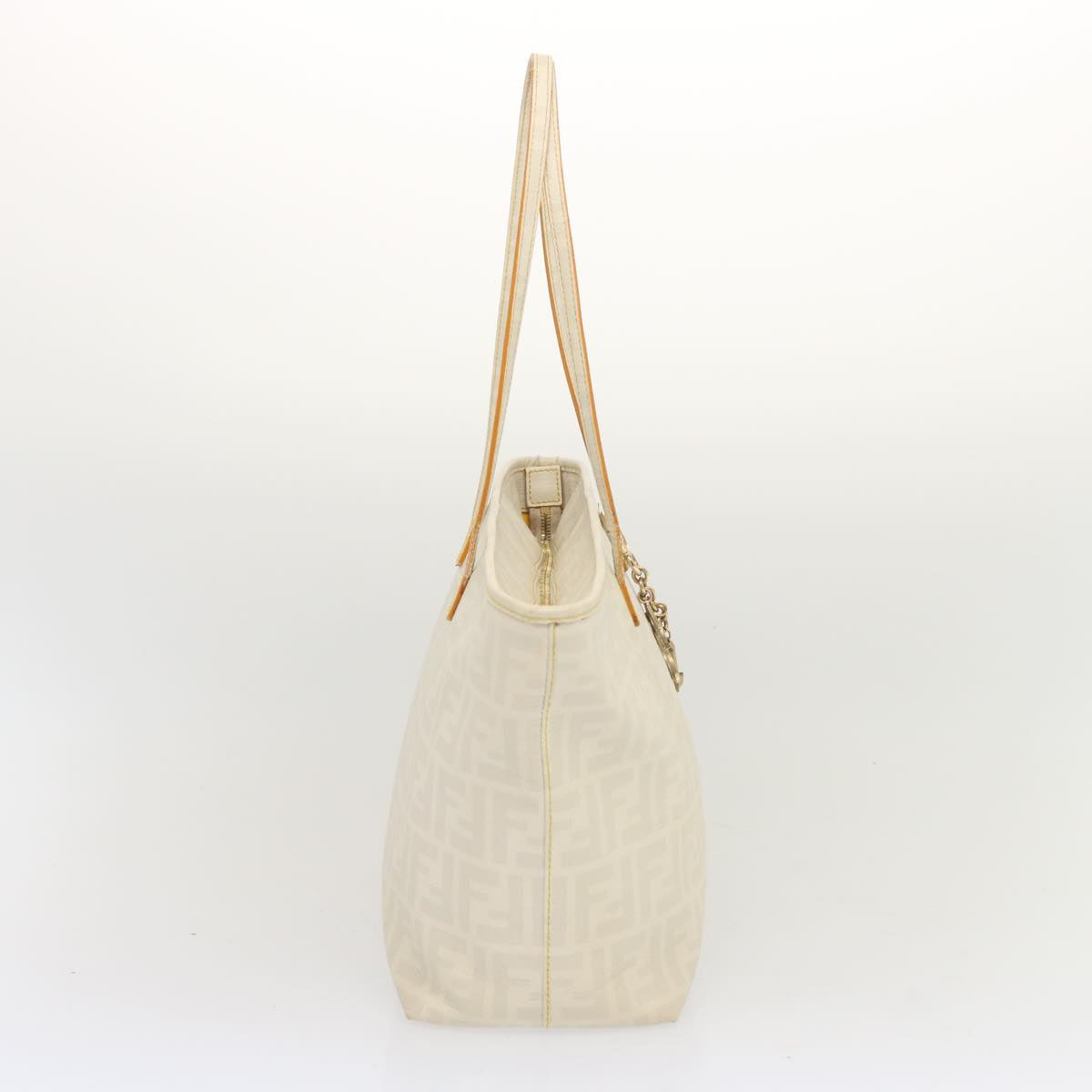 FENDI Zucca Canvas Tote Bag Whitehk1159