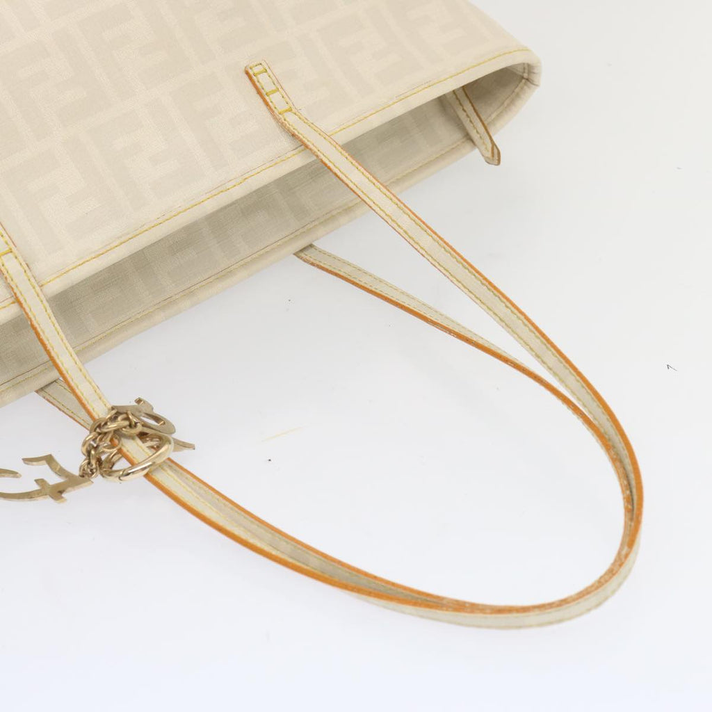 FENDI Zucca Canvas Tote Bag Whitehk1159