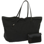 FENDI Zucca Canvas Tote Bag Blackhk1174