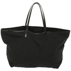 FENDI Zucca Canvas Tote Bag Blackhk1174