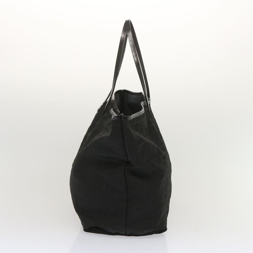 FENDI Zucca Canvas Tote Bag Blackhk1174