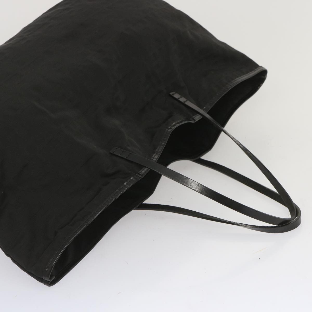 FENDI Zucca Canvas Tote Bag Blackhk1174