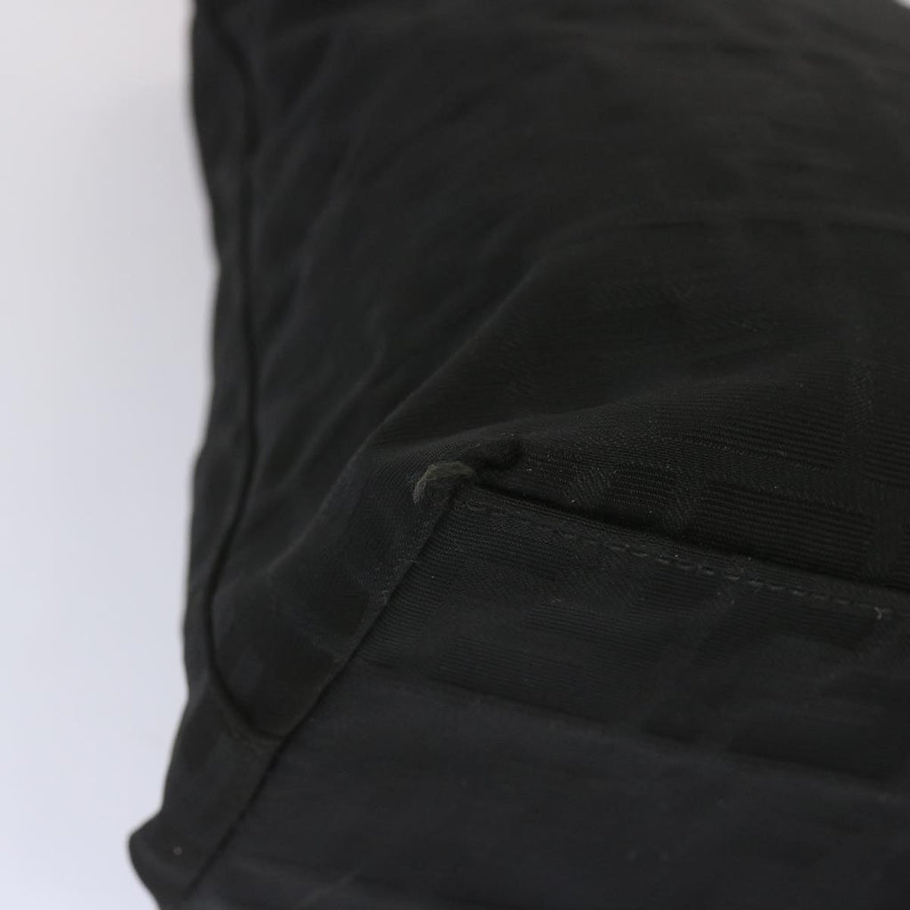 FENDI Zucca Canvas Hand Bag Blackhk1176