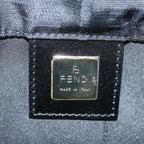 FENDI Zucca Canvas Hand Bag Blackhk1176