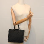 FENDI Zucca Canvas Hand Bag Blackhk1176