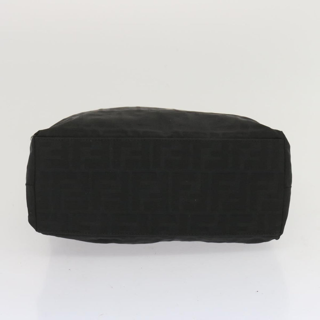 FENDI Zucca Canvas Hand Bag Blackhk1176