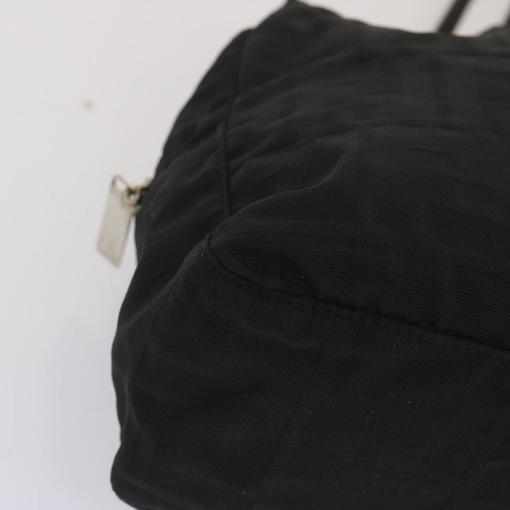 FENDI Zucca Canvas Hand Bag Blackhk1179