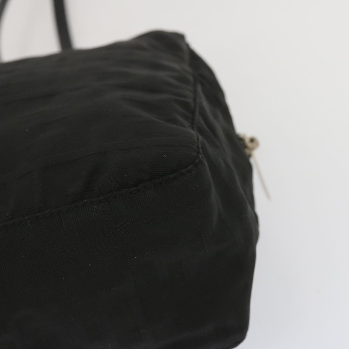 FENDI Zucca Canvas Hand Bag Blackhk1179