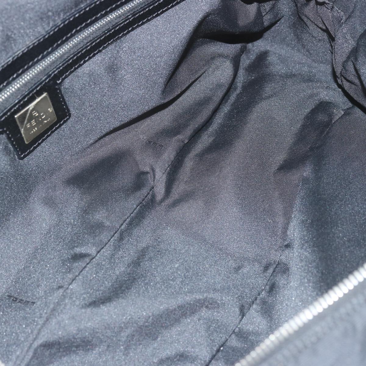 FENDI Zucca Canvas Hand Bag Blackhk1179