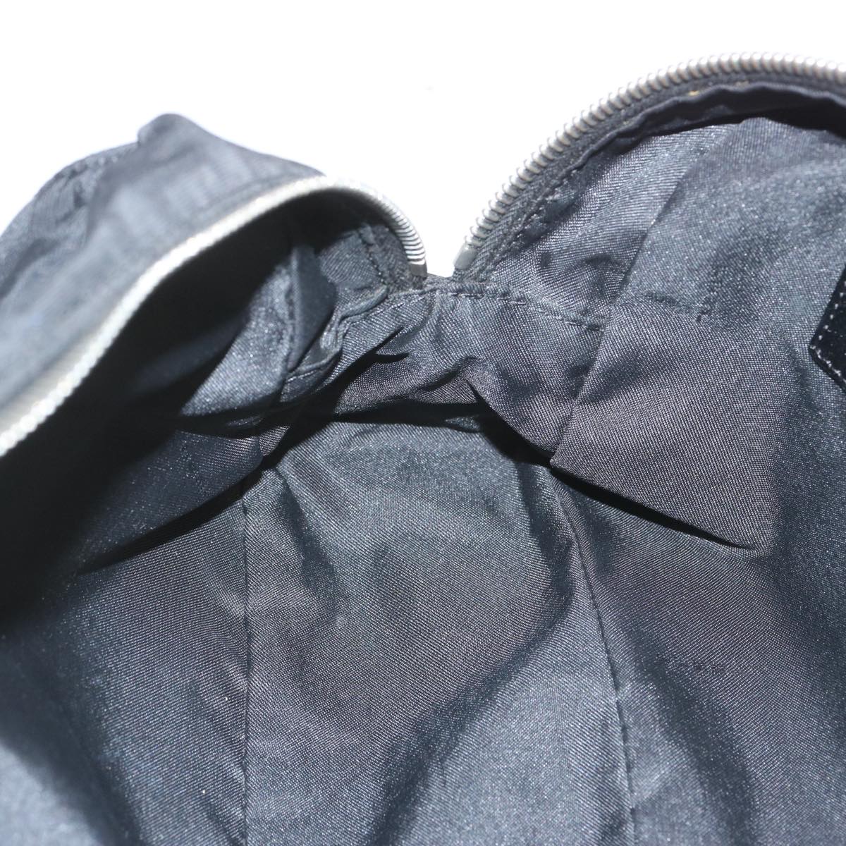 FENDI Zucca Canvas Hand Bag Blackhk1179