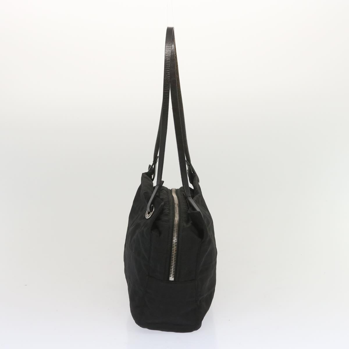 FENDI Zucca Canvas Hand Bag Blackhk1179