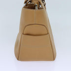 CELINE Boogie Hand Bag Leather Beige  hk1218