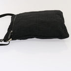 FENDI Zucca Canvas Shoulder Bag Blackhk1299